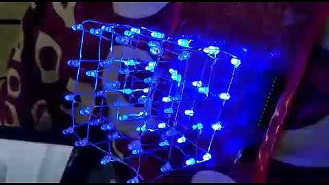 Led cube 4*4*4 by mcu Atmega 8