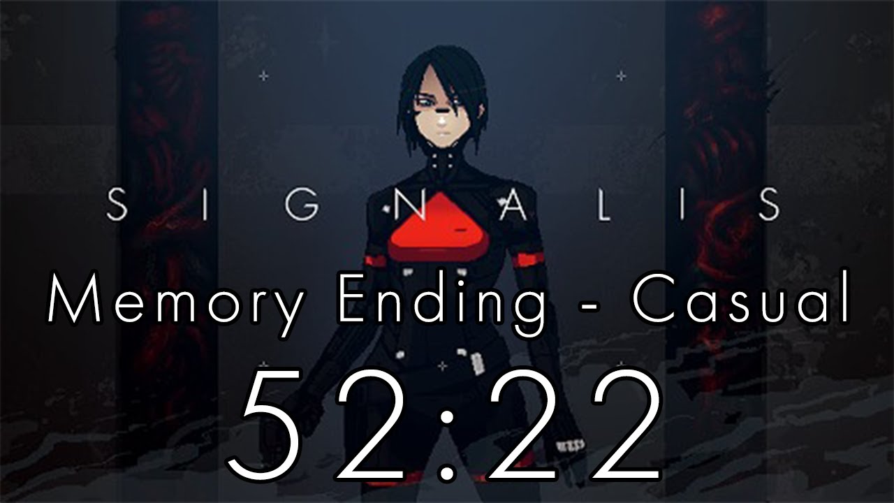 Signalis Memory 【RTA / speedrun】 SIGNALIS Memory Ending - Casual - 52:22 - YouTube