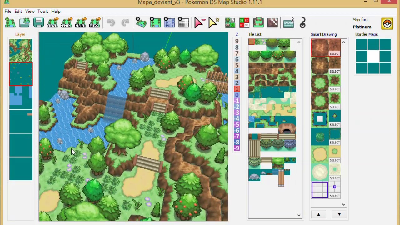 Very Detailed Custom Pokemon Ds Map Youtube