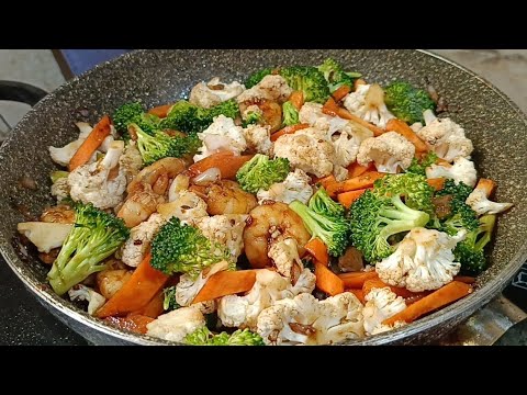 Stir vegetables and prawn | Best na ginisang gulay masarap at healthy na recipe