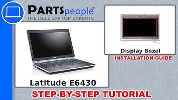 Dell Latitude E6430 (P25G001) Display Bezel How-To Video Tutorial