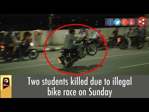 2 Students Died In Illegal Bike Race In Chennai | VISUALS