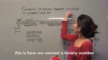 Conversión de un número binario a formato IEEE 754