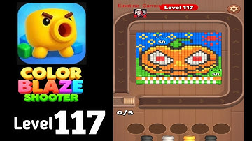 Color Blaze Shooter level 117 super hard Guide Walkthrough Solution