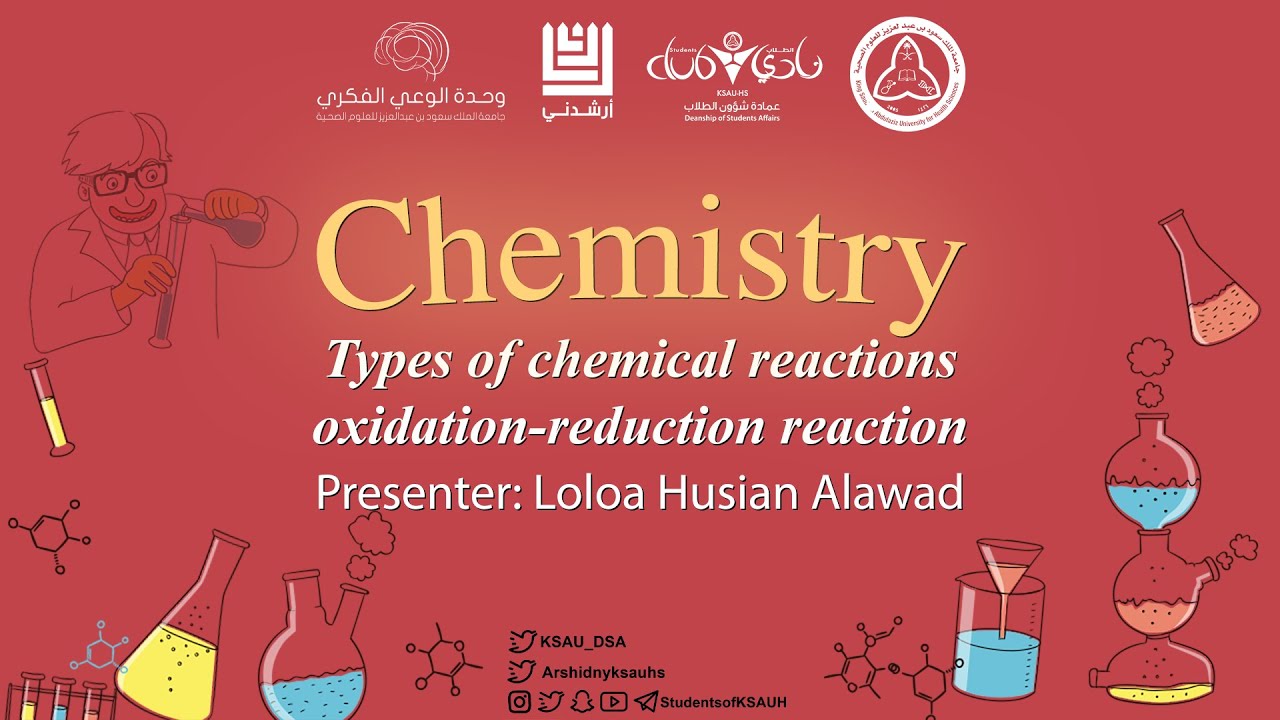 Types of chemical reactions oxidation-reduction reaction (Lecture 11-12 ...