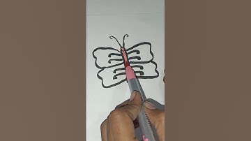 Butterfly 🦋🦋 #shorts #shortsfeed #shortsvideo #shortvideo #drawing #art #asmr #viral #short