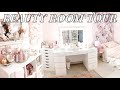 BEAUTY ROOM TOUR 🎀 GIRLY AND PINK