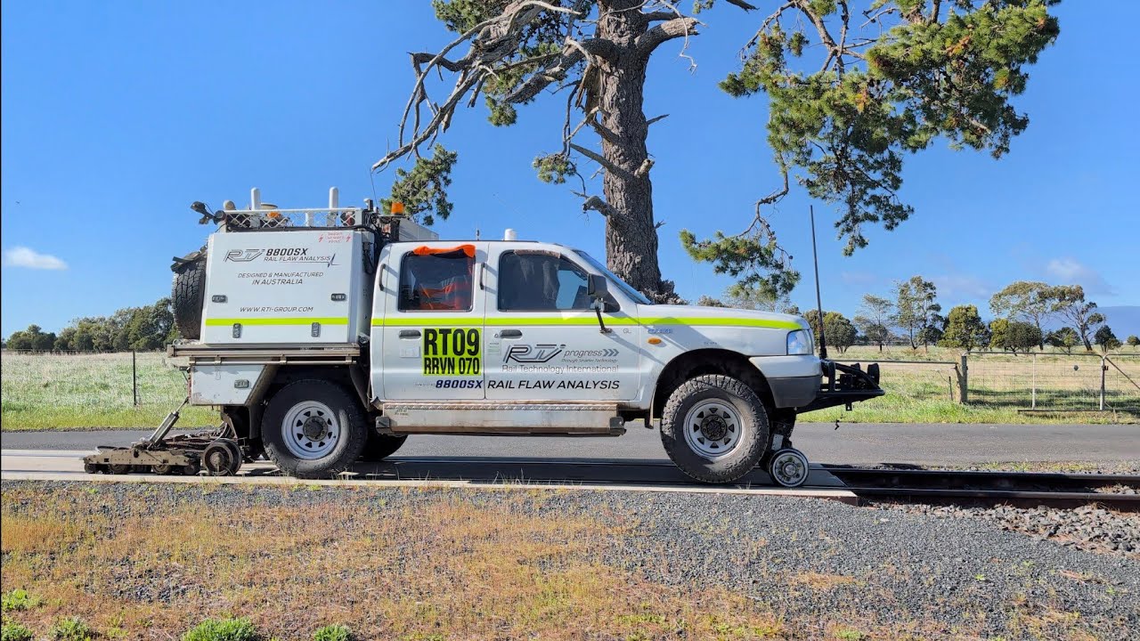 Rail Technology International Rail Flaw Analysis track sonar vehicle Bishopsbourne Road
