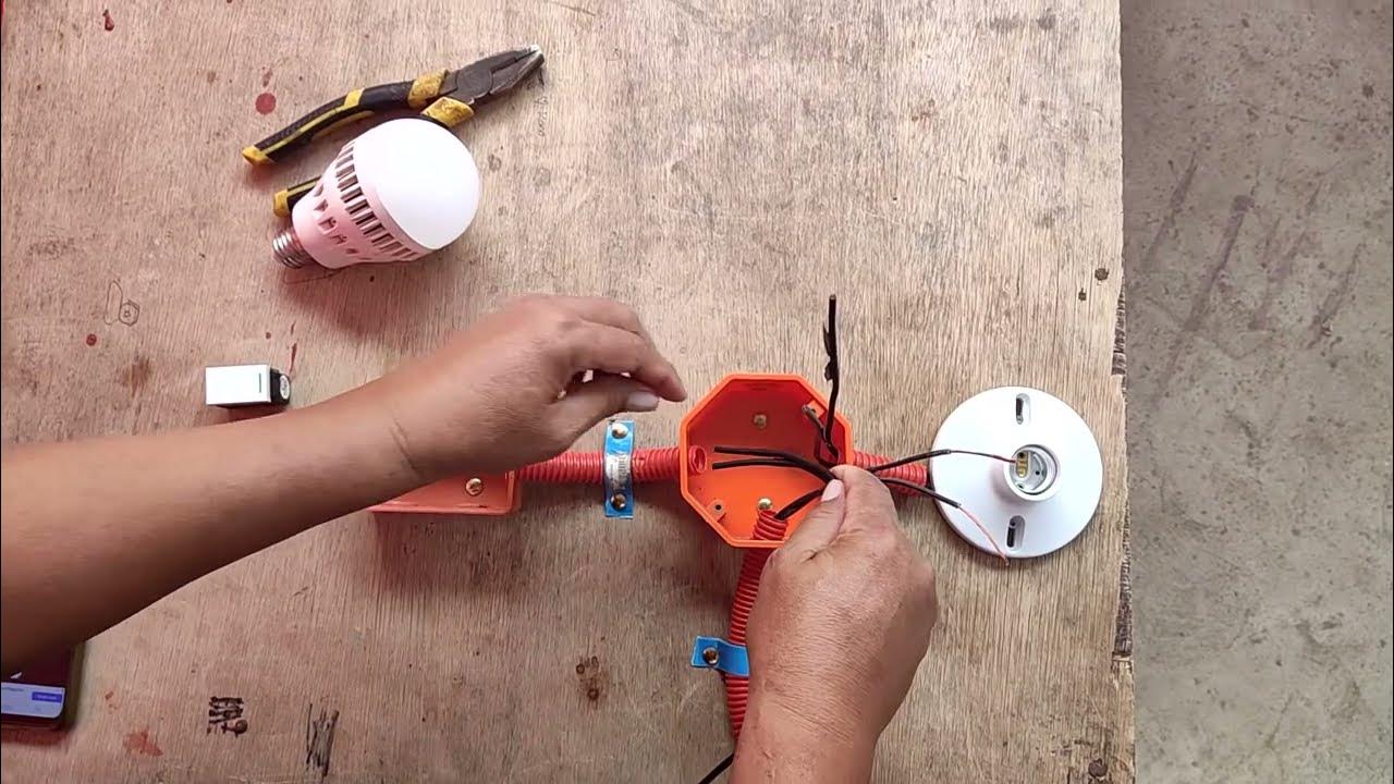 How To Install a Light Bulb Properly Wiring & Light Bulb Installation for Beginners Tagalog