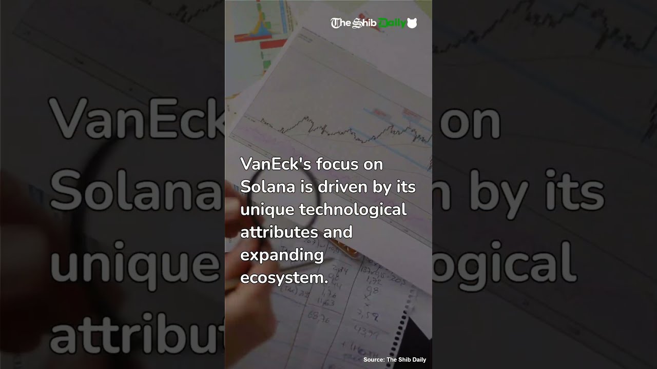 VanEck's Bold Bet on Altcoin  Spot Solana ETF Filing and SOL as Commodity