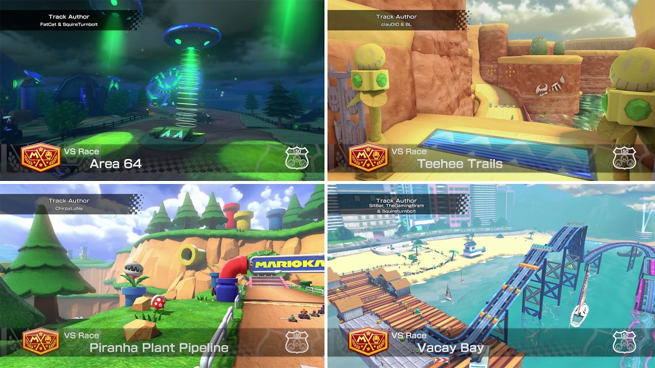 Mario Kart 8 Deluxe - All Custom Tracks (CTGP Deluxe v1.1.0)