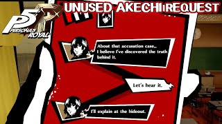 Unused Akechi Mementos request - Persona 5 Royal