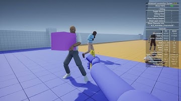 Unreal Engine ALS Euphoria Style Active Ragdoll #3 (WIP!)