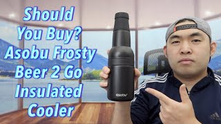 Asobu Na-fc2gbk Frosty Beer 2 Go Vacuum-Insulated Stainless Steel Can and Bottle Holder (Black)