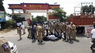 NSUI Protest Sri indu College | Venkat Balmoor Protest |Students cause | JusticeforStudents |TS NSUI