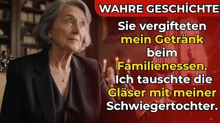 Sie vergifteten mein Getränk beim Familienessen. Ich tauschte die Gläser mit meiner Schwiegertochter