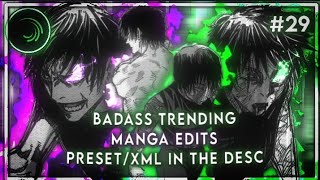 7 trending manga edit || alight motion || preset/XML || #30