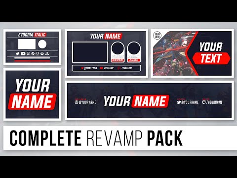 (K) Complete Social Media Rebrand Pack | Free Photoshop Template [Avatar, Banner, & More]