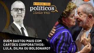 Who spent more with corporate credit cards: Lula or Bolsonaro