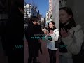 Her love story with Korean guy is so cute❤️❤️ #korea #streetinterview