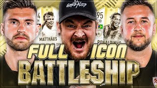 FULL ICON BATTLESHIP WAGER ohne Keeper ? 😱🔥 vs TisiSchubech FIFA 19