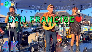 Great Performance at Ferry Plaza San Francisco Part 2/2, California USA 4K - UHD