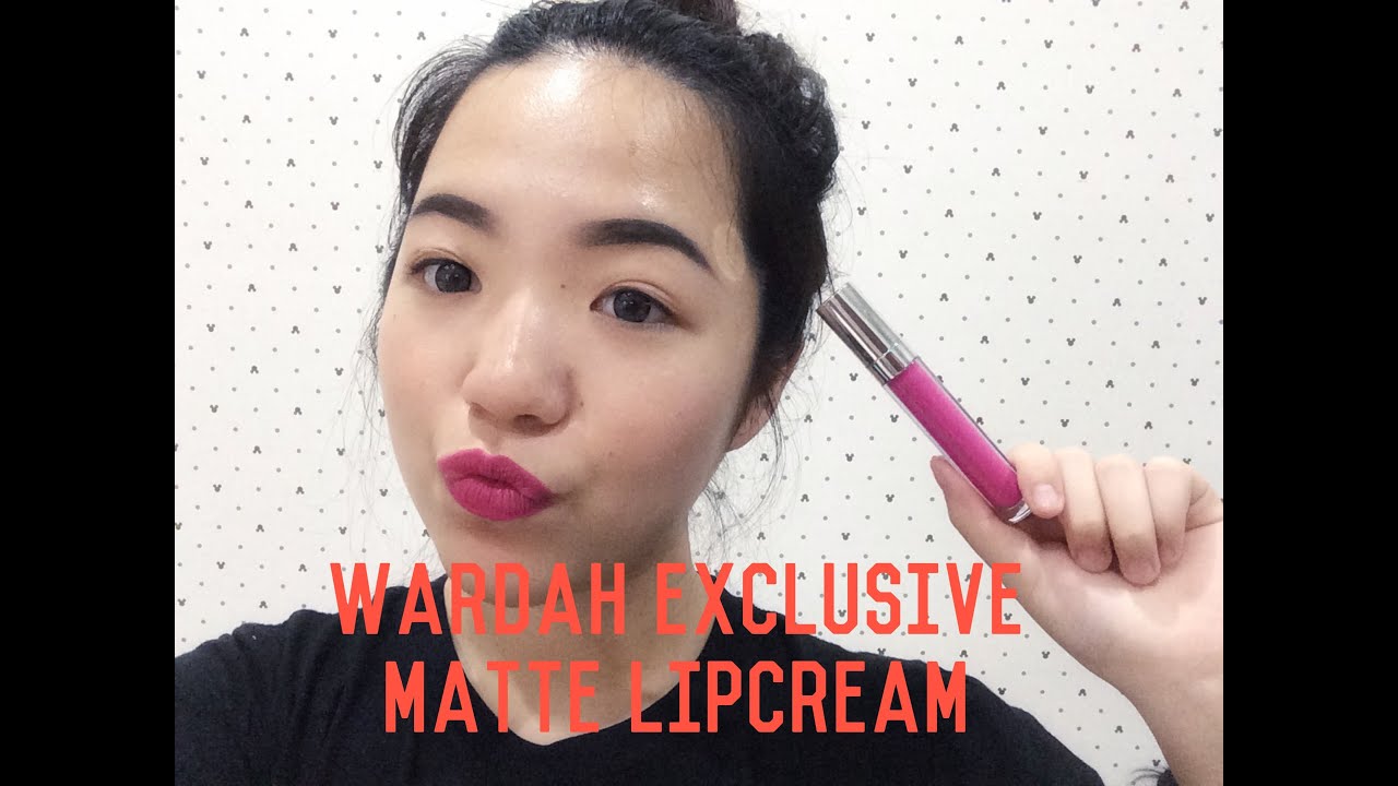 Review + Swatches Wardah Exclusive Matte Lip Cream