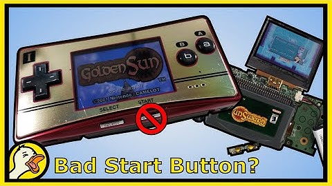 Fixing the Start & Select Button on a Game Boy Micro | teardown and how to find replacement parts