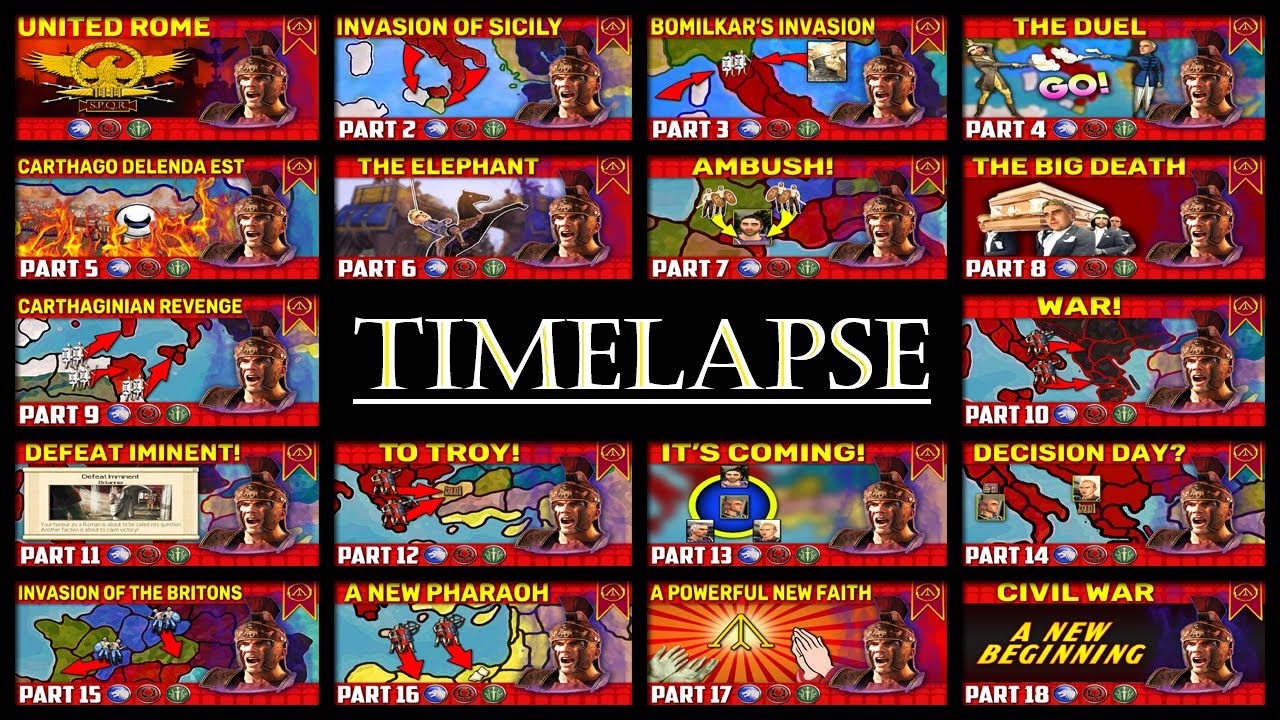 TimeLapse - RolePlay Campaign - Rome Total War
