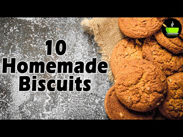 Top 10 Indian Homemade Biscuit Recipes | Easy Homemade Biscuits| Basic Biscuits| Easy Biscuit Recipe | She Cooks