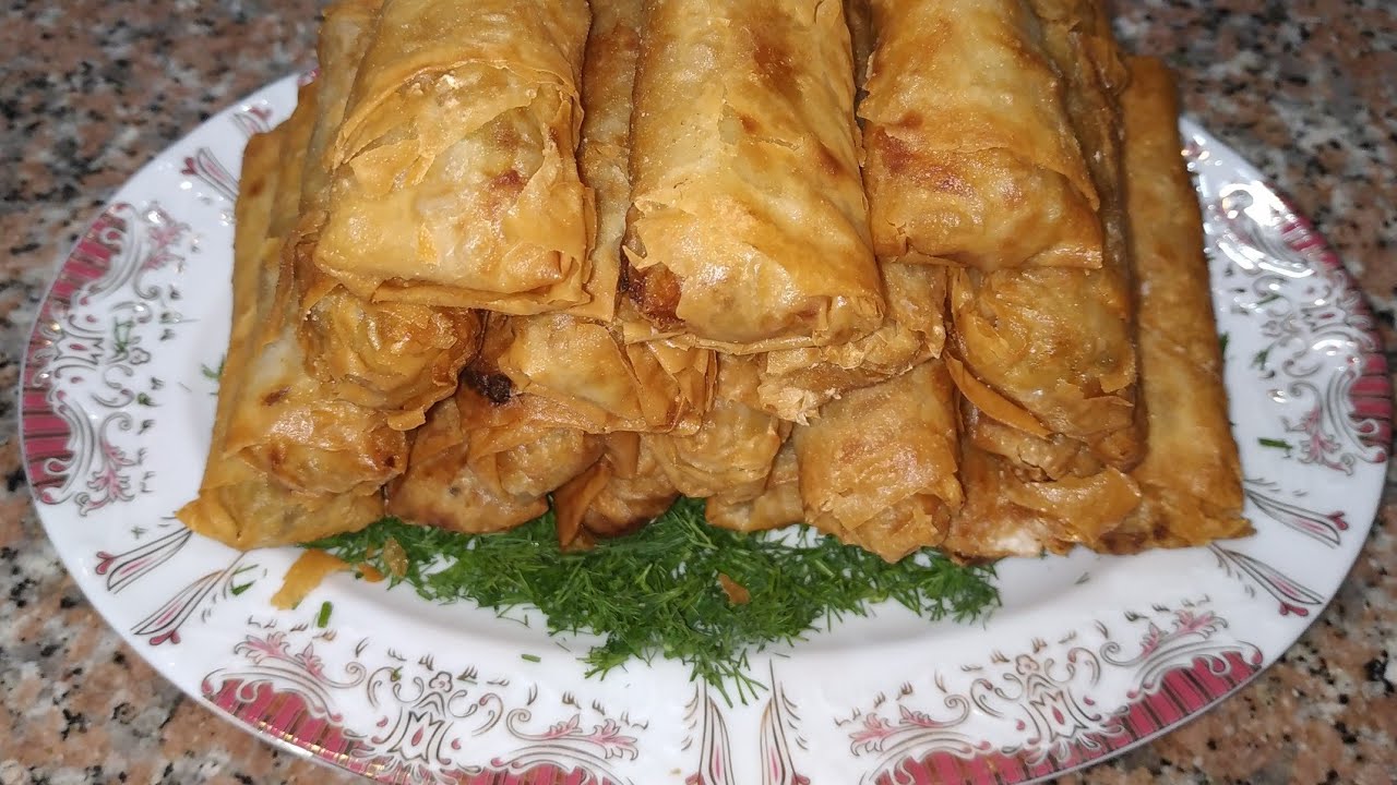 حصري طريقه مطعم النهر الصيني في الاسبرنج رولز مع صدفه جاد الطريقه الصح