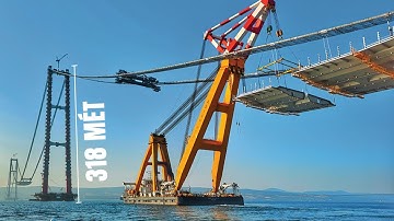 Đây là cách người ta XÂY DỰNG CÂY CẦU TREO DÀI NHẤT THẾ GIỚI. Đỉnh cao kỹ thuật thi công hiện đại