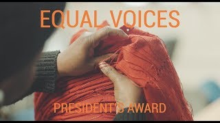 Equal Voices - Festival of Learning 2018 President's Award winner