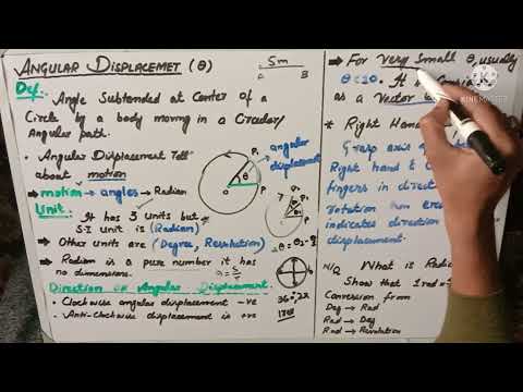 Angular displacement physics