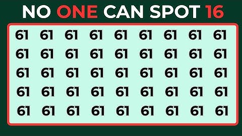 Test Your Observation Skill! Spot The Odd Numbers and Letters