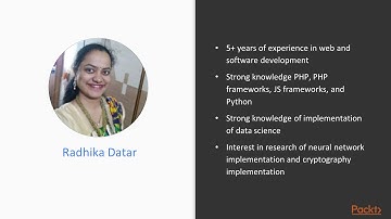Hands-On Python Deep Learning : The Course Overview | packtpub.com