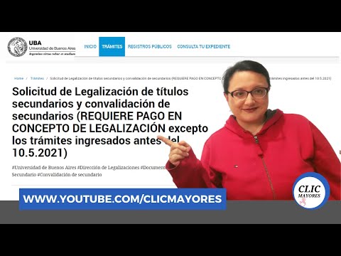 Legaliza tu Titulo SECUNDARIO en la UBA