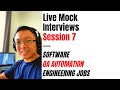 QA Automation Mock Interview with 4 Hiring Managers. S7