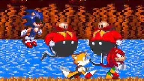 (basically)Sonic.exe The Disaster 2D Remake in Sonic 3 AIR | Sonic 3 AIR Mods | Mr pringle 3000