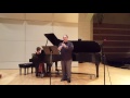 Paul Melidona playing Saint Saens