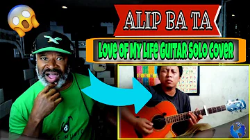ALIP BA TA -  QUEEN Love of My Life Guitar Solo Cover - Producer Reaction