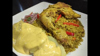 Receta Divina de este Arroz con Pollo, fácil y delicioso.