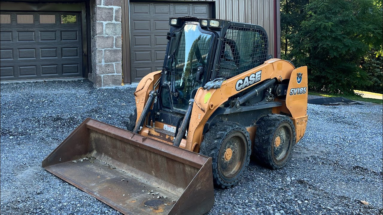 How to change the oil on a case sv185 skid steer (EASY) YouTube