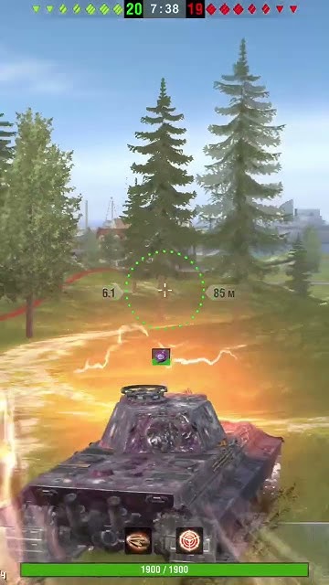 Таран #wotblitz #танки #таран #е50м - YouTube