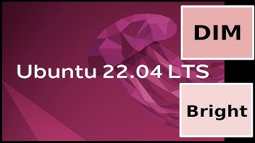Ubuntu 22.04 adjust screen brightness using terminal