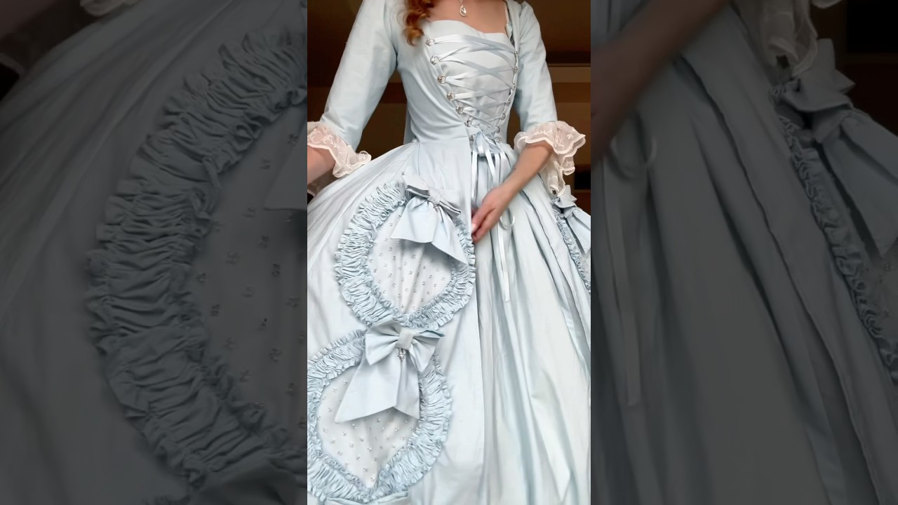 Get ready with me in French Rococo | Marie Antoinette Fashion