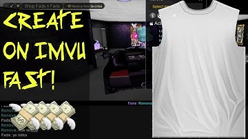 HOW TO MAKE SHIRTS ON IMVU QUICK!!