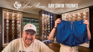 Charming Swimwear the 2024 Loro Piana Bay Swim Trunks #swimwear