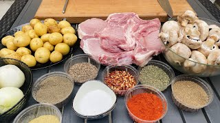 Рецепты для лентяев, быстро и вкусно, свинина с овощами, ужин для всей семьи