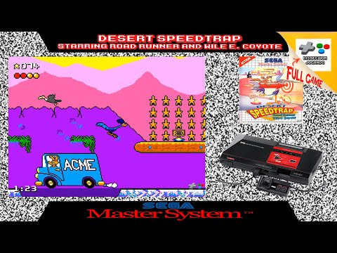 Desert Speedtrap Starring Road Runner and Wile E. Coyote - Master System [Longplay]